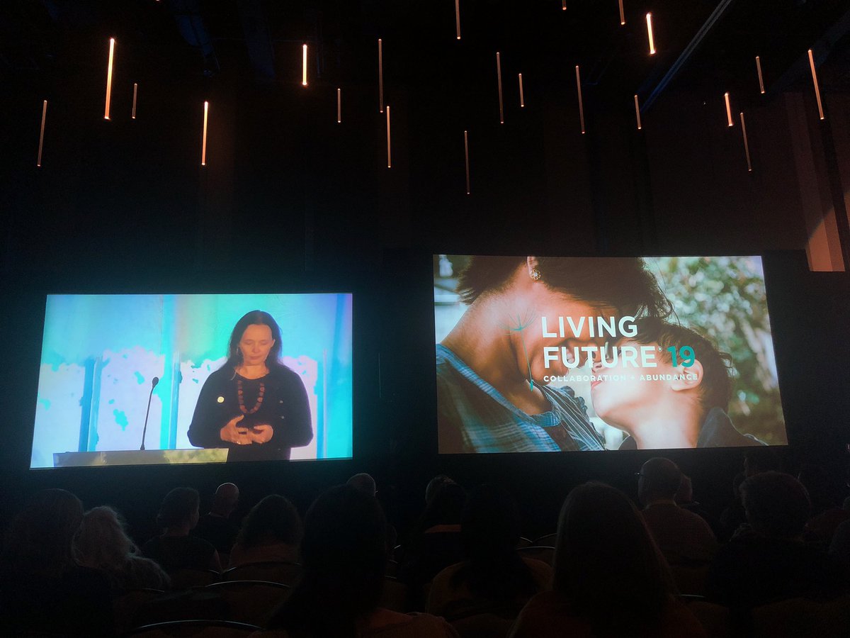VerdicalGroup's tweet image. “What does collaboration and abundance mean to you?” — @amanda_sturgeon at the @Living_Future #LF19 #unConference