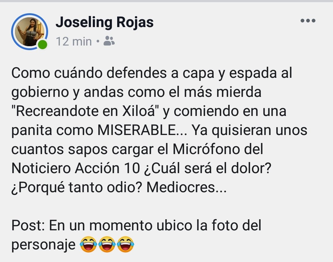 Bien por ella que come frijoles y erupta pollo, porque nosotros los sapos no andamos con babosadas, comemos a como mejor nos gusta sin aparentar nada y para que sepa esta ilusa que en pana y con la mano es mas sabroso el bocado
#NopudieronNiPodran
#TrabajadoresPorLaPatria