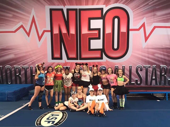 TresaMathews2's tweet photo. Disney themed practice! #heartbreakers #neoallstars #D2Summitbound #hiwthi https://t.co/ofsJzEqxgN