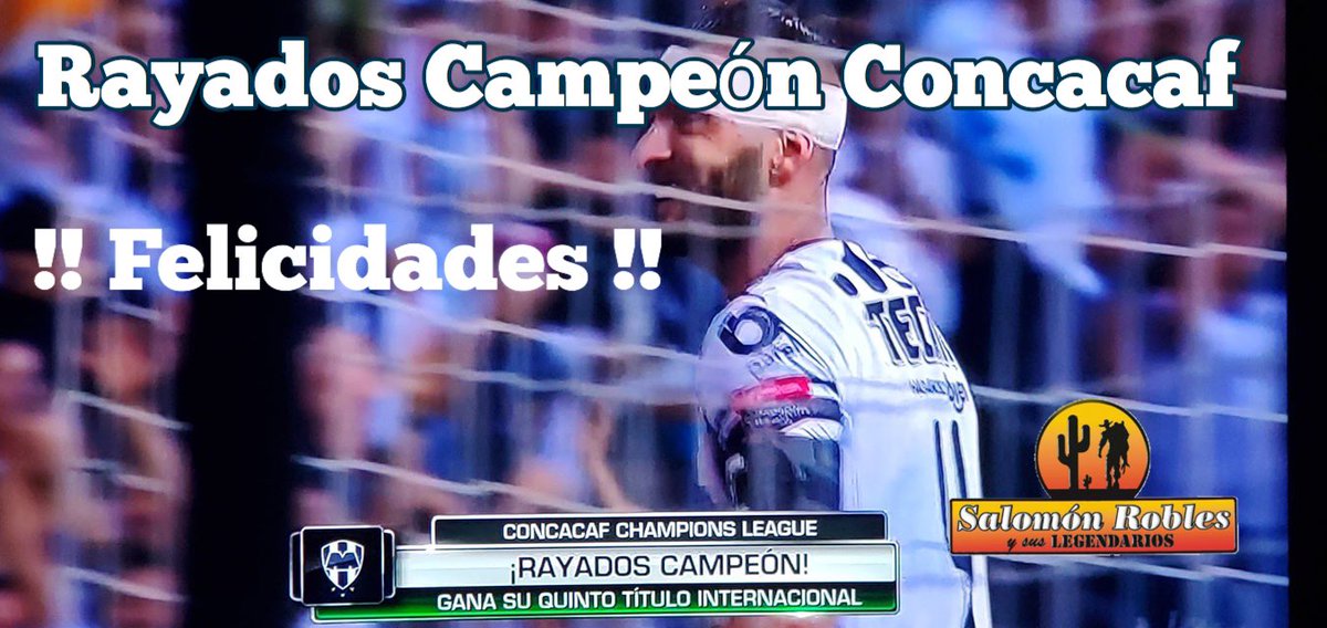 salomonrobles's tweet photo. Muchas felicidades a los  @Rayados #RayadosCampeones https://t.co/DgnJIL0xyy