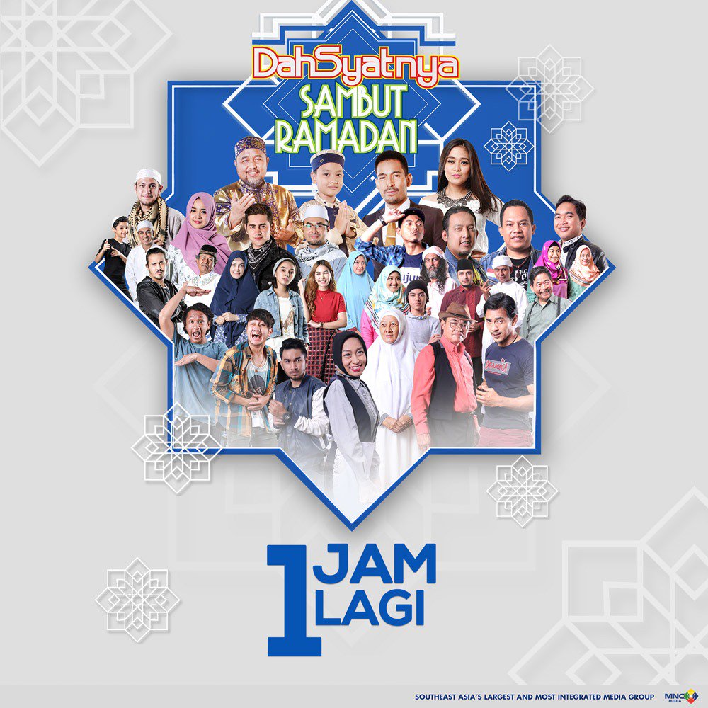 Menyambut datangnya bulan suci Ramadan, <a href="/OfficialRCTI/">RCTI</a> mempersembahkan “DahSyatnya Sambut Ramadan”. Nantikan 1 JAM LAGI ya! #DahSyatnyaSambutRamadan