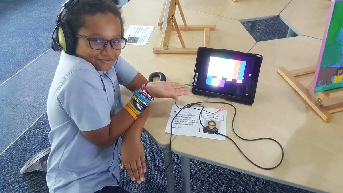 Just had a great tour of the #NISTPYPX with guide Nikita. I learned about the whole #PYPx process; from journal to action to journey/creative. #NISTis celebrating learning through the Y6 Exhibition.