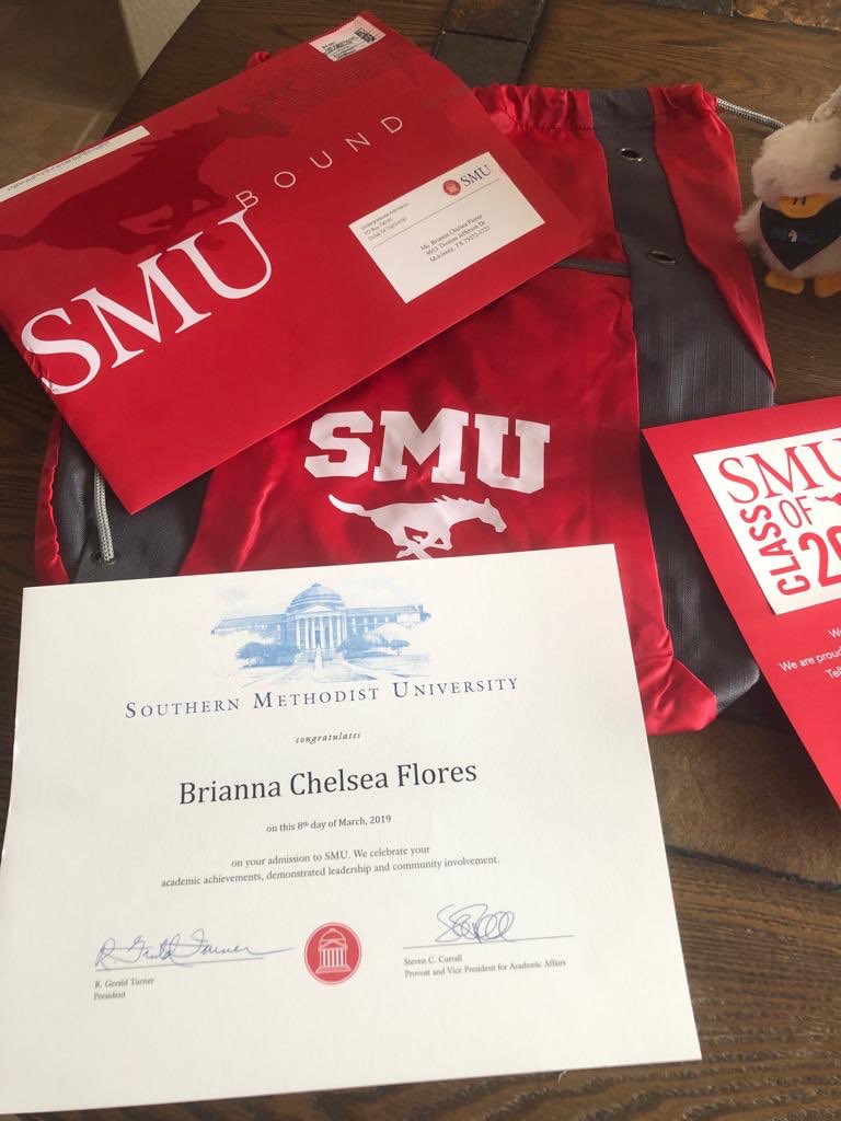 It’s official! After days of thinking, I’m going to join the Hilltop❤️💙 #SMU #smubound #smu23 #ponyup #NationalCollegeDecisionDay