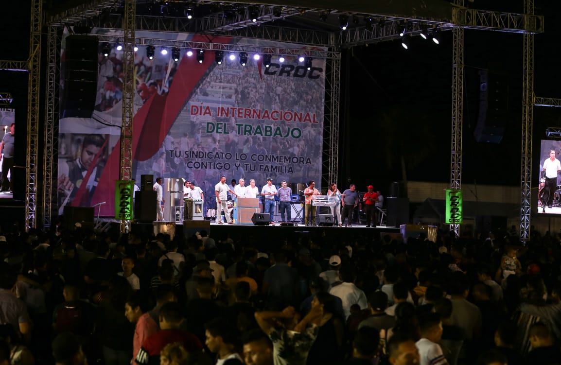 Agradezco la asistencia de todos los trabajadores y sus familias a nuestra magna conmemoración del Día del Trabajo.
@IsaiasSiCumple