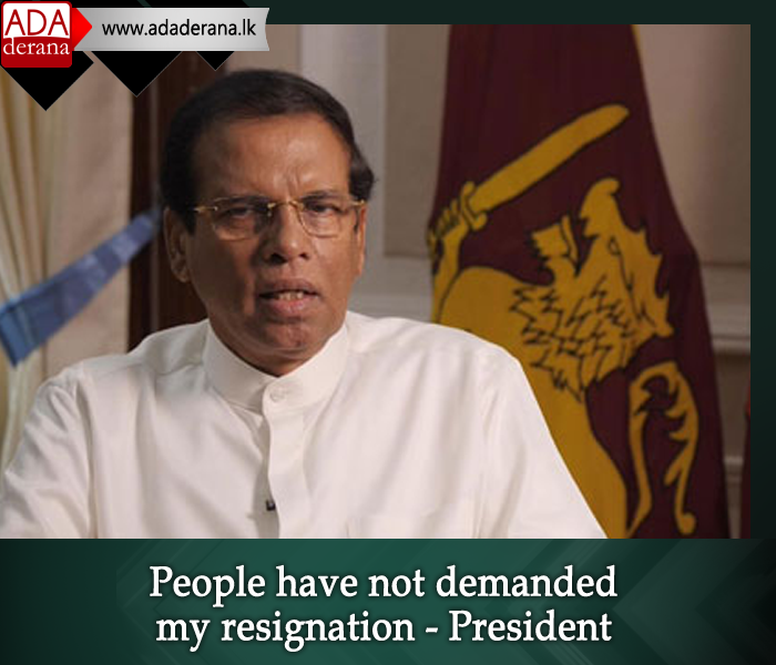 NalakaG's tweet photo. "People have not demanded my resignation"- #lka Prez says
@MaithripalaS: As a citizen who voted for you, I demand ur resignation for violating Constitution during #CoupLK &amp; neglecting public security leading to #EasterSundayAttacksLK RETWEET IF YOU AGREE!
https://t.co/x3NjtiQ6CK https://t.co/MeEBPt0uua