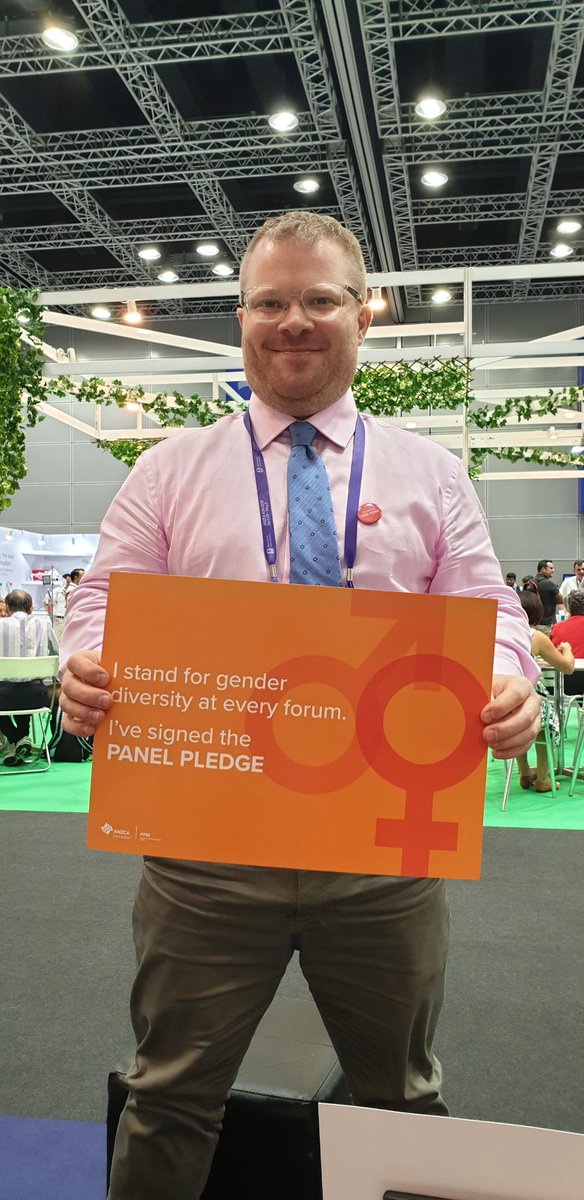 Olly Jones from @ANZCA just signed the ##PanelPledge for #GenderEquity, joining a lot of others today. #ASM19KL