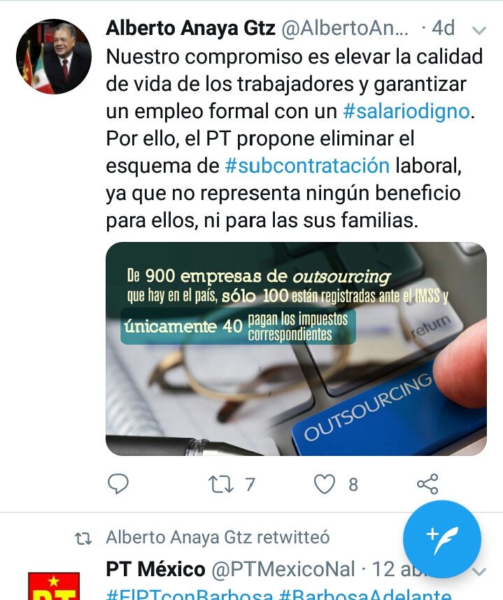 Antes de que termine el #DíaDelTrabajo hago un llamado <a href="/AlbertoAnayaGt/">Alberto Anaya Gtz</a> quien en repetidas ocasiones ha roto su palabra. El líder del @PTMexicoNal nos debe más de 8 meses a las trabajadoras del <a href="/PTSonora/">Partido del Trabajo Sonora</a>
Las constantes violaciones a nuestros derechos laborales nos
(Hilo👇)