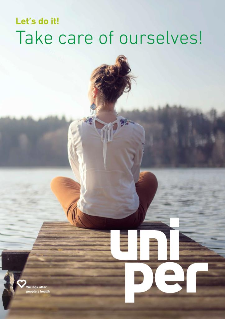 Often people don't look after their #health properly, sometimes they need a #nudge. At #Uniper, we not only offer services to improve #physcial, #mental and #social health. With our #LetsDoIt campaign, we also remind #colleagues to actually take the time for their #wellbeing.