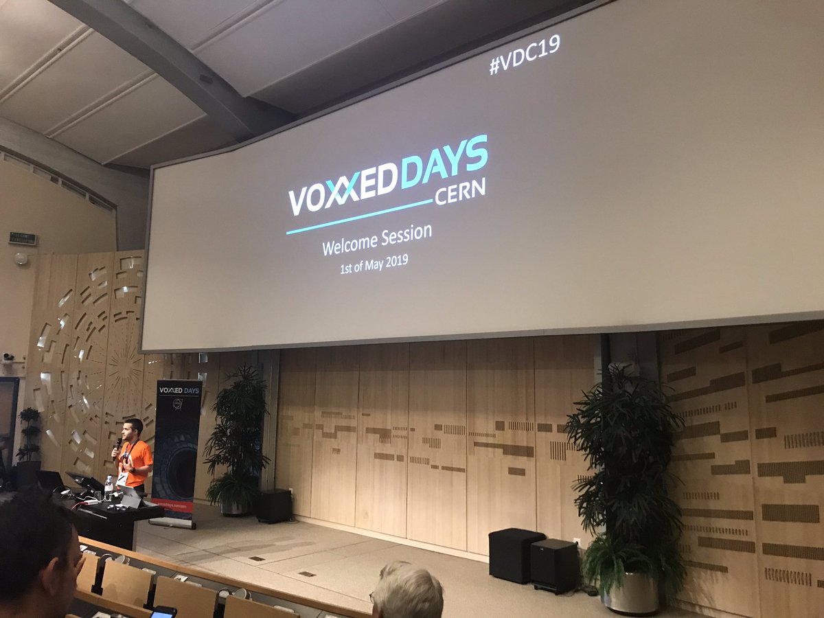 postlan's tweet photo. @VoxxedCERN #VDC19 - what an event - to see CMS live and the office where the web was born. 340+ attendees, @unclebobmartin with our Raspberry Cluster. A lot interest about @graalvm.
@mreinhold did an amazing talk about Modern @java 
@Oracle_CH @SyOraNu @groundbreakers https://t.co/92TbJ7DDMj