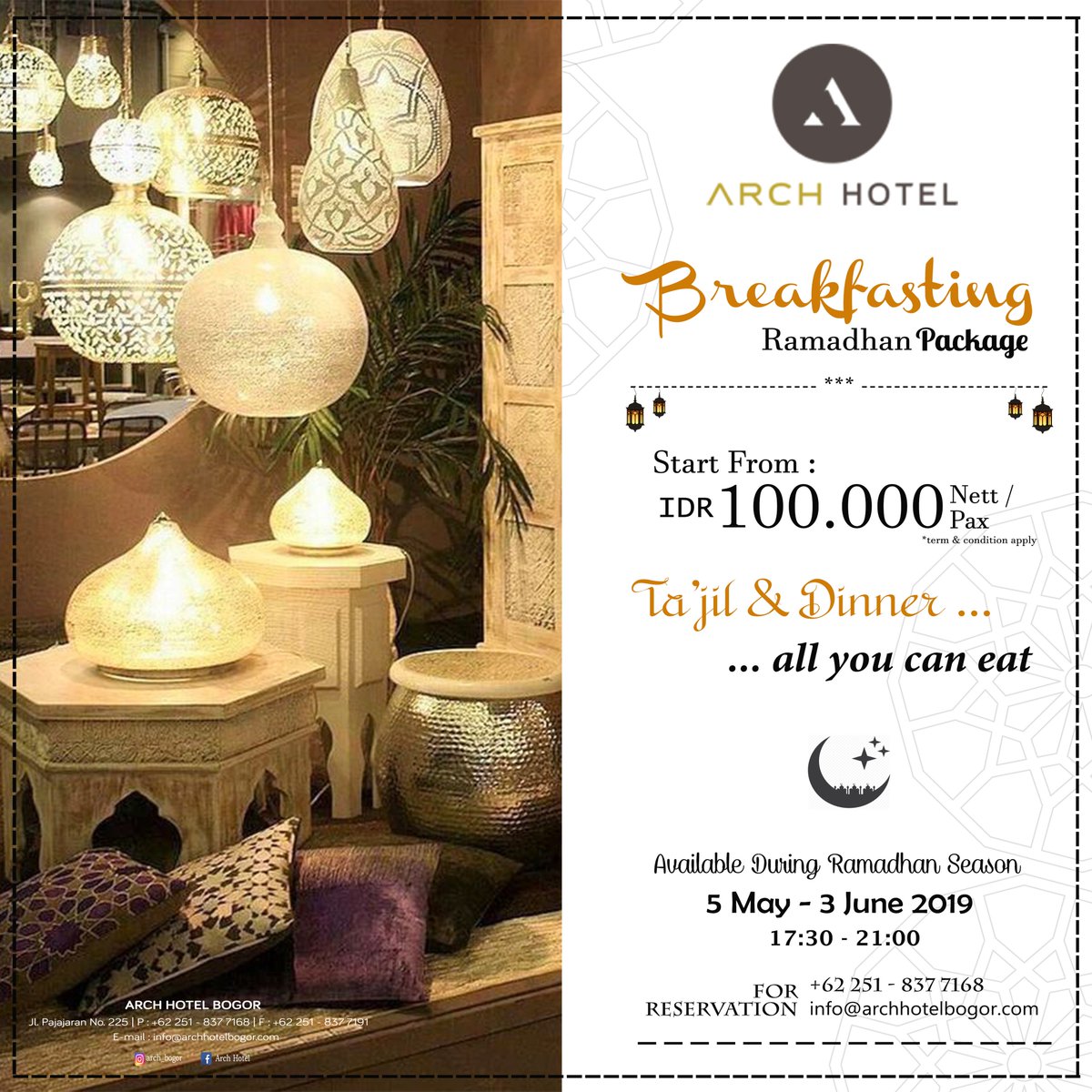 Ramadhan akan tiba !!, hayoo siapa yang belum buat rencana untuk berbuka puasa ?, ayo segera buat rencana buka puasa bersama teman dan keluarga di sini !!