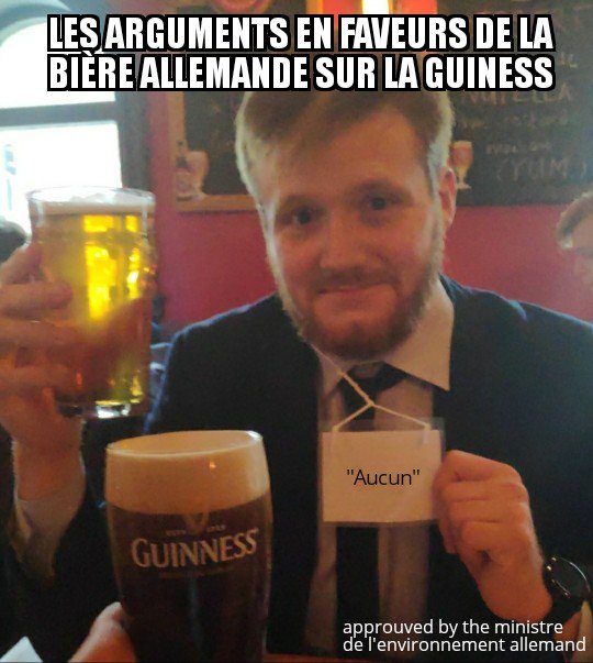 Après une charmante discussion la <a href="/ScueAllemagne19/">Deutschland 2019 SCUE</a>, reconnaît enfin la supériorité de la Guiness!!  😍🍻