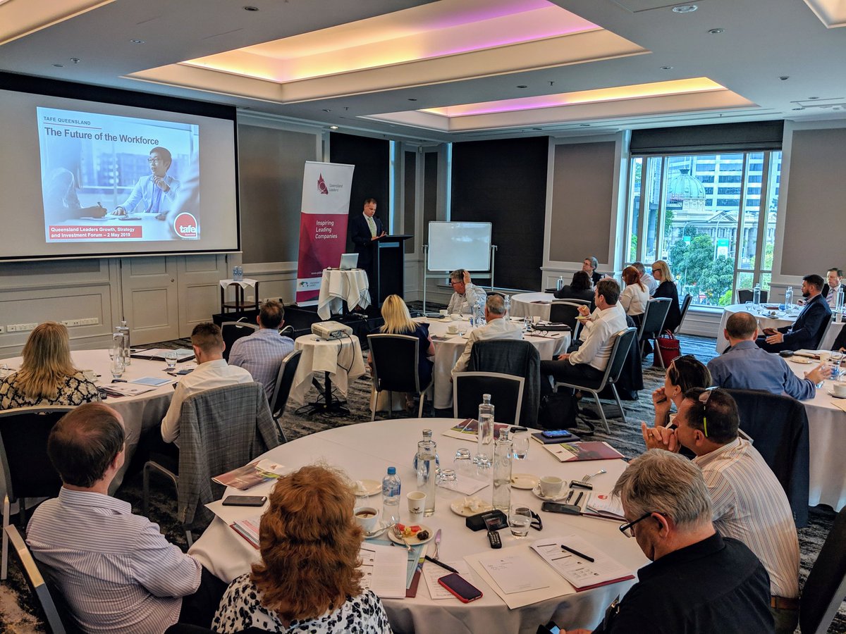 qldleaders's tweet photo. What does the future of the workforce look like? How does business best adapt? @TAFEQld explain. https://t.co/lj7bJAdmmb