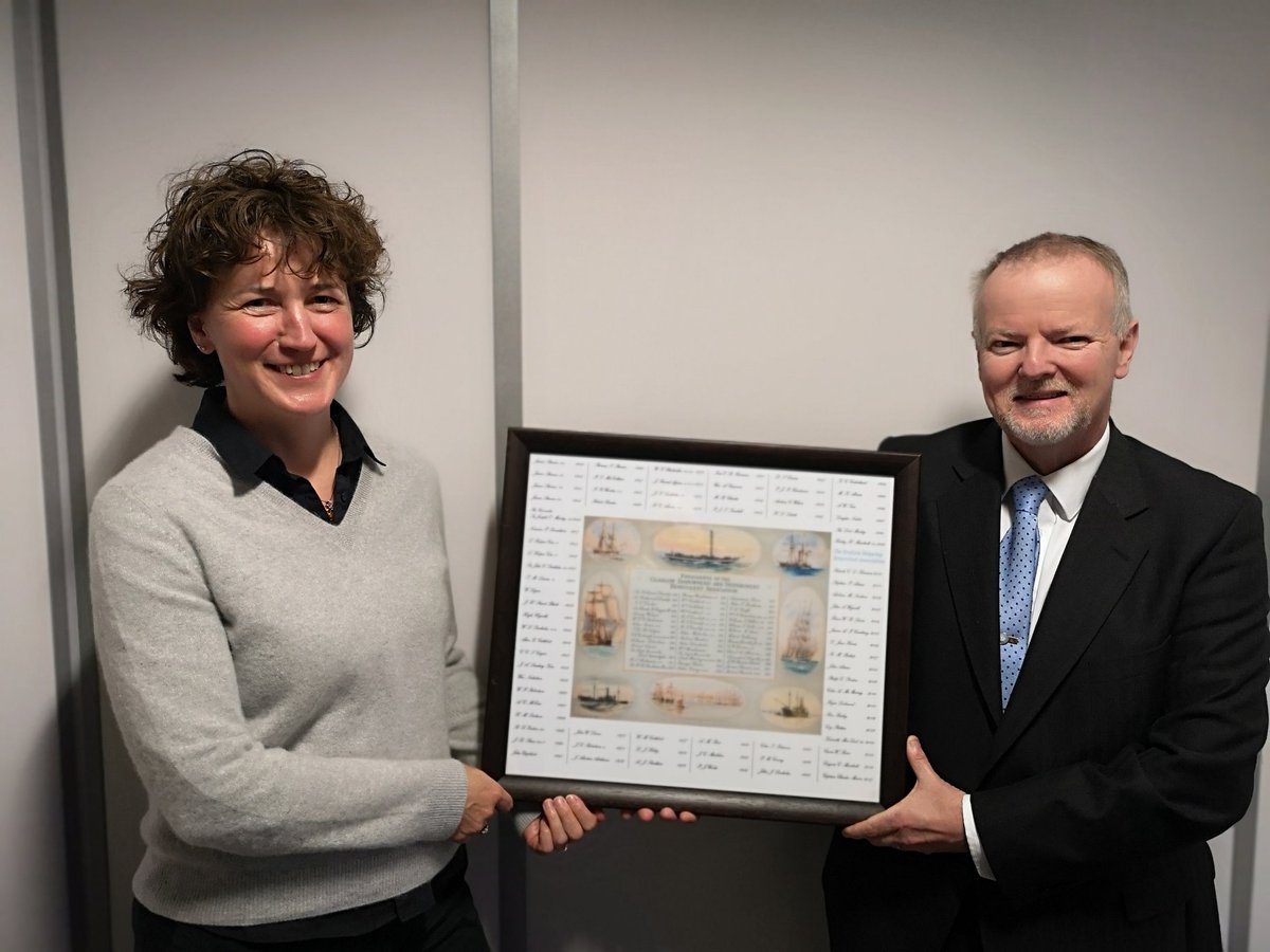 Congrats Capt. Alistair McLundie of <a href="/Western_Ferries/">Western Ferries</a> and <a href="/EleanorLaneCMS/">Eleanor Lane</a> of <a href="/CMS_Scotland/">CMS Scotland</a> on becoming the <a href="/SSBACharity/">SSBA</a>  President and Vice-President for 2019/20! You can support them by joining: scottishshippingcharity.org £25 life membership! #Charity #shipping #Scotland