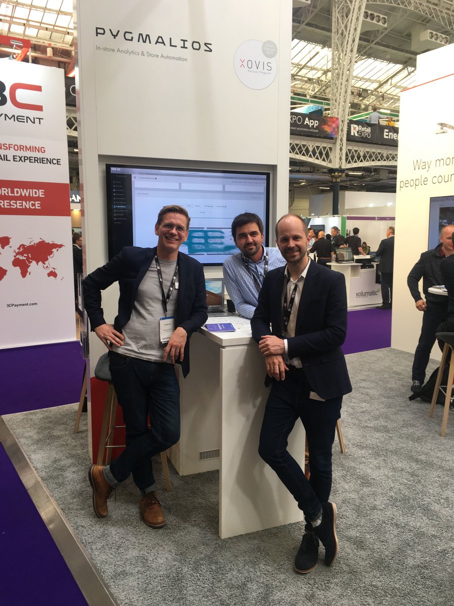 pygmalios's tweet image. We are still here! Meet the founders at RetailEXPO 2019, booth #05C88 😉 
#instoreanalytics #retailexpo2019 #technology #xovis #cofounders