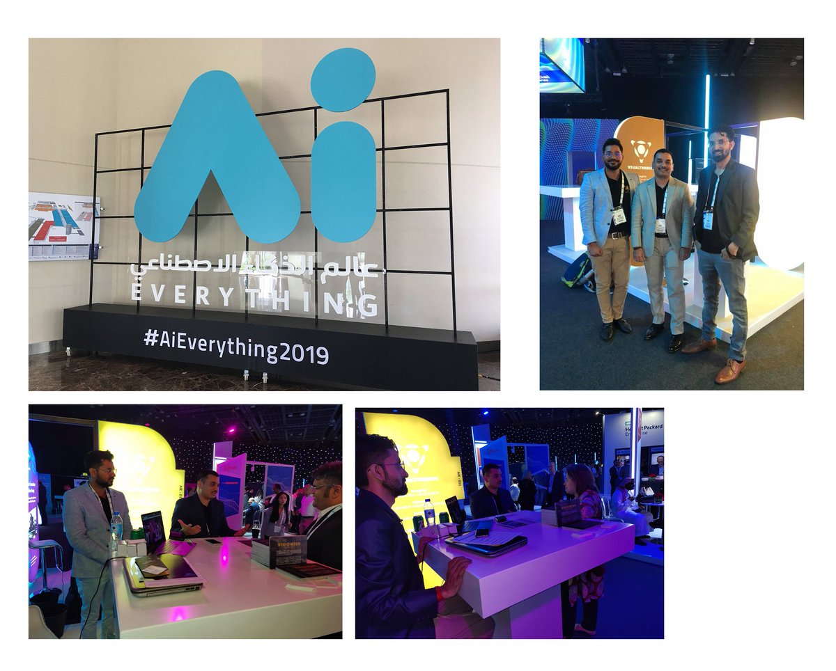 vsualthree60's tweet photo. What an amazing two days it has been!!! Learning's & innovations galore! Thank you @AIEverything1
#Artificial_Intelligence #retail #retailtechology #FacialRecognition #AppliedAI #AiEverything2019 #worldofAI #CustomerExperience #AugmentingWorldHappiness #UAEAIStrategy #startups https://t.co/gbaTa9UjrM