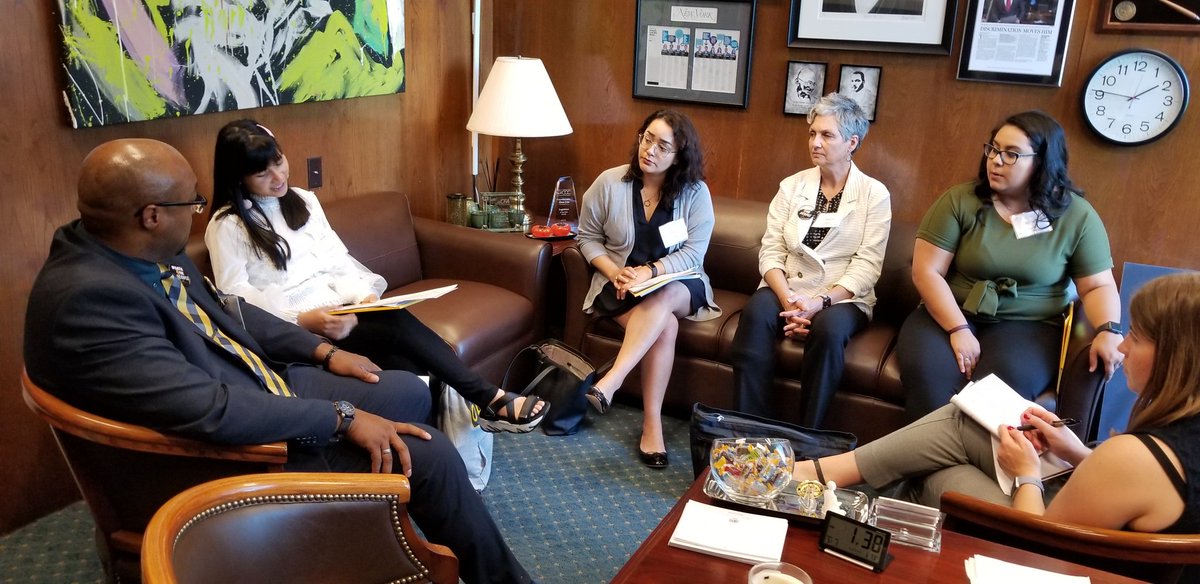 HanaMaHere's tweet photo. So grateful, humbled, and honored to have spent #collegesigningday talking with legislative staffers about #AB1617 and a state longitudinal data system centered around equity with Team 7 - you all are THE best @EdTrustWest #allinforfinancialaid #DataForThePeople https://t.co/c5kwCvyqFB