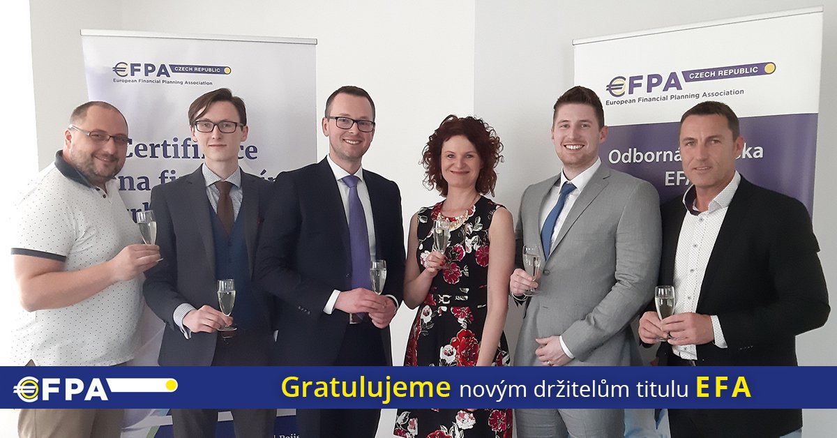 Ve čtvrtek 18.4. rozšířili řady EFA poradců David Křivka, Aleš Benáček a Petr Šebák. Všem srdečně gratulujeme ke složení náročné certifikační zkoušky a přejeme mnoho úspěchů.
➡ bit.ly/3poradciEFA
#EFPACzechRepublic #EFPACZ #EFPA #EFA