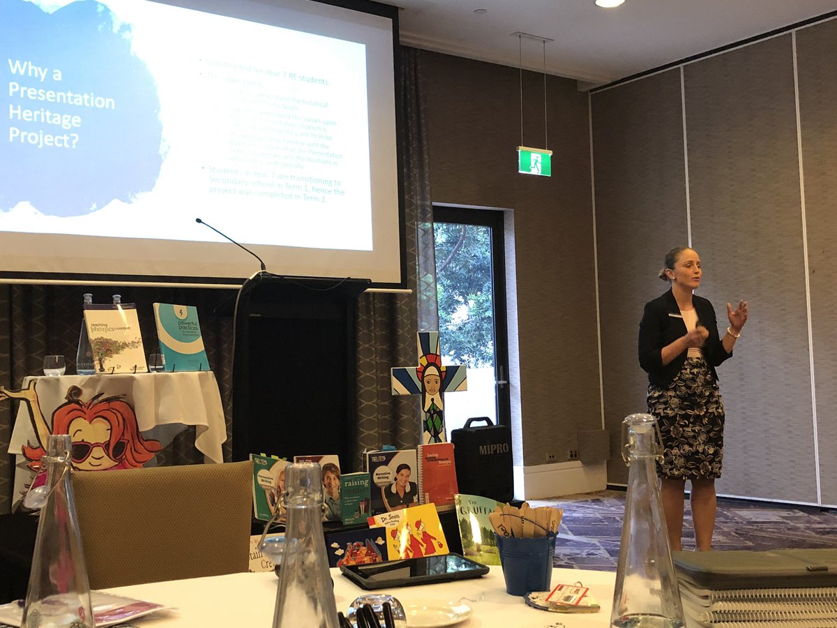 Great session <a href="/GemLThomson/">Gemma Thomson</a> on The Presentation Heritage Project #NEAA in Brisbane