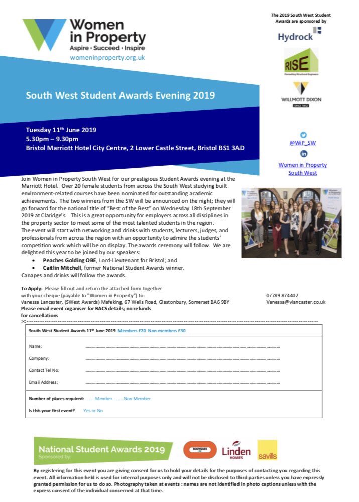 WiP_SW's tweet photo. Join us for our renowned Student Awards evening on 11th June. Over twenty female students from across the SW have been nominated for outstanding academic achievements. The winners will be announced on the night! Thanks to spons @WillmottDixon @hydrocknews @RISEstructures #awards https://t.co/ZVcqqrklKS