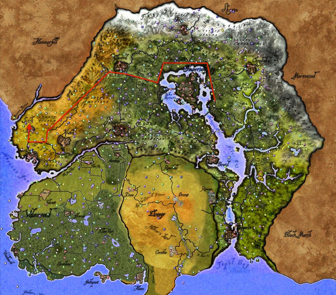 春樹 Sur Twitter 春樹さんは サッチ砦に行ってらっしゃい 一億人分の帝国シロディール T Co Vjs8bn74qx デイゴンの斧亭から いつもは通らないようなルートで行ってみよう