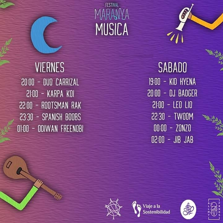 Y ya está la estupendisima programación del @maranyafest🌼🌸

El domingo 26 nuestra compañera @PinsuenoC estará visibilizando la situación de las personas refugiadas que han llegado a Europa 🌎🌍🌏
Peeero hay muchas más actividades estupendas, así que ANIMARSENNNN!!! 🎶🎙️✌️