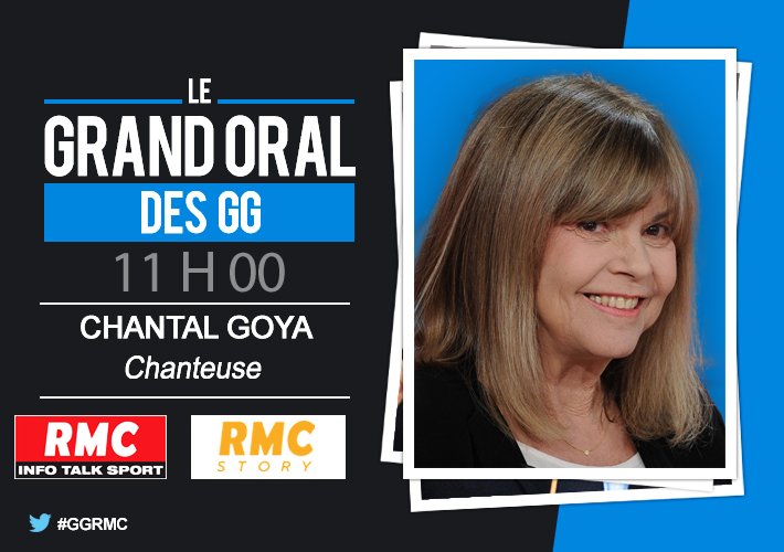 🔜 Et à 11h, c'est <a href="/CGoyaOfficiel/">ChantalGoyaOfficiel</a> , la star des petits et des grands enfants, qui passe le #GrandOral des #GGRMC pour son spectacle #LeSoulierQuiVole, actuellement en tournée ! 👢🐰 

📻 @RMCinfo
📺 @RMCStorytv