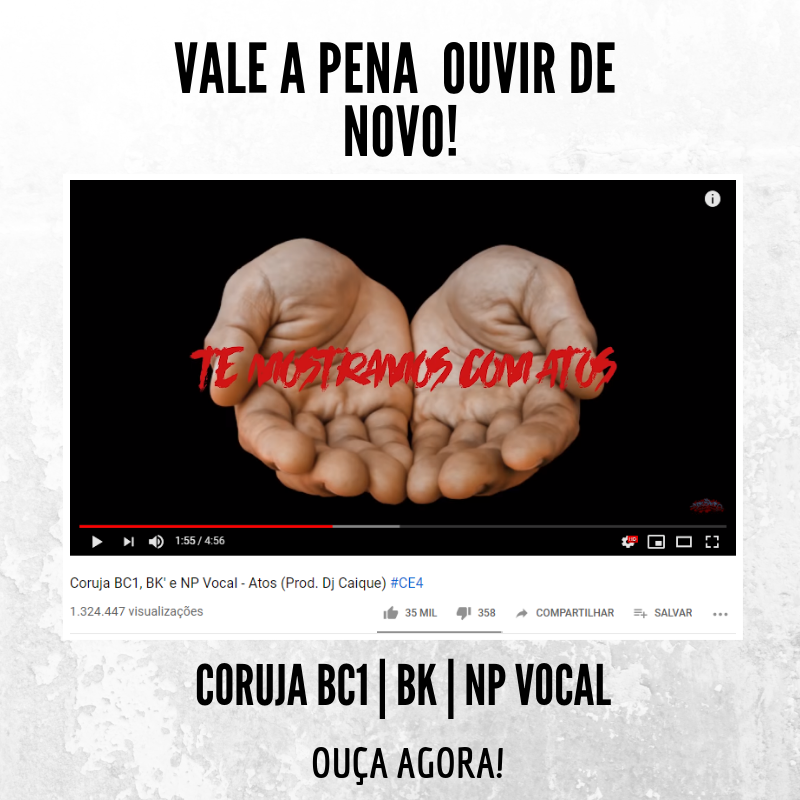 DjCaiqueOficial's tweet image. Coruja BC1, BK' e NP Vocal - Atos (Prod. Dj Caique) #CE4
youtube.com/watch?v=p3S4gK…