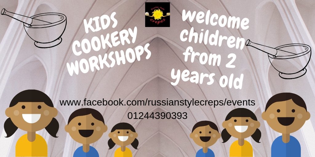 Kids cookery workshops are running every Wednesday and Sunday at <a href="/StyleCrepes/">Russian Style Crepes</a> 
#kids @Kidsguide @WeAreChester #kidsactivities #Cooking