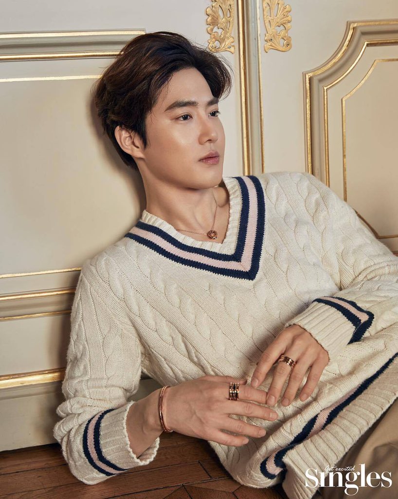 WWEXOL's tweet photo. [OFFICIAL] singlesmagazine instagram update with #SUHO 
#. Singles_ Star

🔗 https://t.co/gOopYctxN6
@weareoneEXO #EXO https://t.co/eE0rWD4QmS