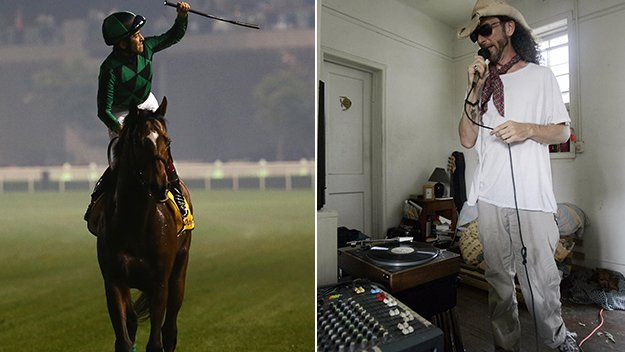 toucherandhardy's tweet photo. NEXT- It's one of our favorite segments of the year- in honor of the Kentucky Derby, its our yearly edition of "RACE HORSE OR BAD LOCAL BAND?" on Toucher & Rich! #DogsPrettyBig #200MilesToYork #ElectronicSuperSonic https://t.co/gXSzyXWNx9