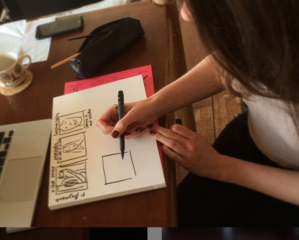 Storyboard #shortmovie #portraitmovie #workinprogress #voordekunst #artistinresidence #leipzig #duitsland #artistlife #crowdfunding #artcrowdfunding #sketching #charcoal #drawing #groningenartist #muralartist #artonpaper #upcomingartist #bnwart #contemporaryart #storyboard