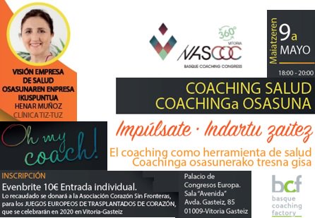 BCFcoach's tweet photo. ¿Resulta diferente liderar una empresa cuyo objetivo es la Salud?
¿Cómo saber cuándo recurrir al Coaching y para qué? Henar Muñoz, Gerente y Directora Médica de la CLÍNICA TIZ-TUZ, arrojará luz sobre este y otros temas. 

 Entradas en Eventbrite.
 https://t.co/WYgsw1WoqR https://t.co/hQPum2IJ2A