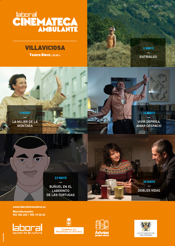 TurVillaviciosa's tweet photo. Esta tarde en el Teatro Riera vuelve @Labcinemateca con "Entrialgo" de Diego Llorente. Entrialgo es un estudio hermoso y meditativo de las zonas rurales de #Asturias 🎞️#cine #Villaviciosa #ComarcadelaSidra https://t.co/BHDLyqjkDz