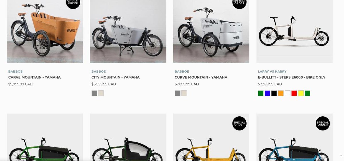 SwansonAnders's tweet photo. Canada's offering rebates, eh?  How about these "electric zero-emissions vehicles": They carry just about anything. They easily cover the distances Canadians typically travel in a day. They prevent cancer, diabetes, asthma, heart disease..  https://t.co/LN4smM1o7T @CurbsideCycle https://t.co/mQmgV8JrVK