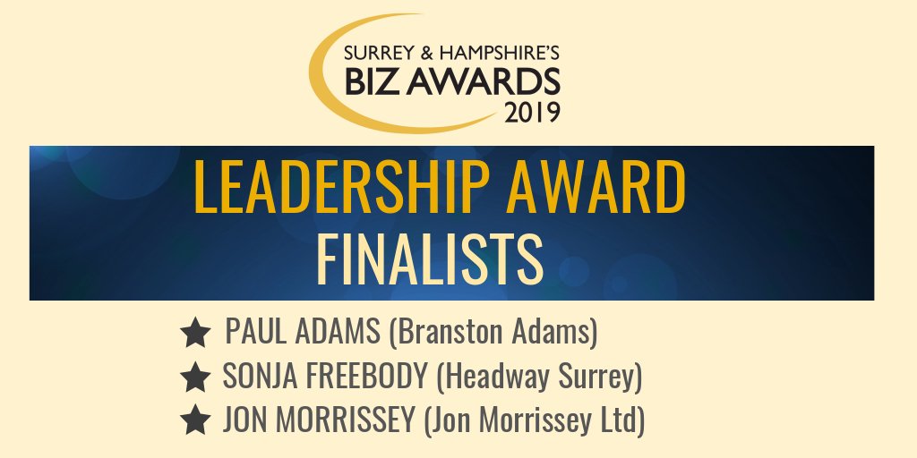 ONE WEEK TO GO until the #BIZAWARDS

Good luck to Paul Adams from <a href="/BranstonAdams/">Branston Adams</a>, Sonja Freebody from <a href="/HeadwaySurrey/">Headway Surrey</a> and Jon Morrissey from <a href="/jonmorrisseyltd/">Jon Morrissey Ltd</a> 

Sponsored by @WokingWorks 🏆

eagleradio.co.uk/biz/bizawards2… …