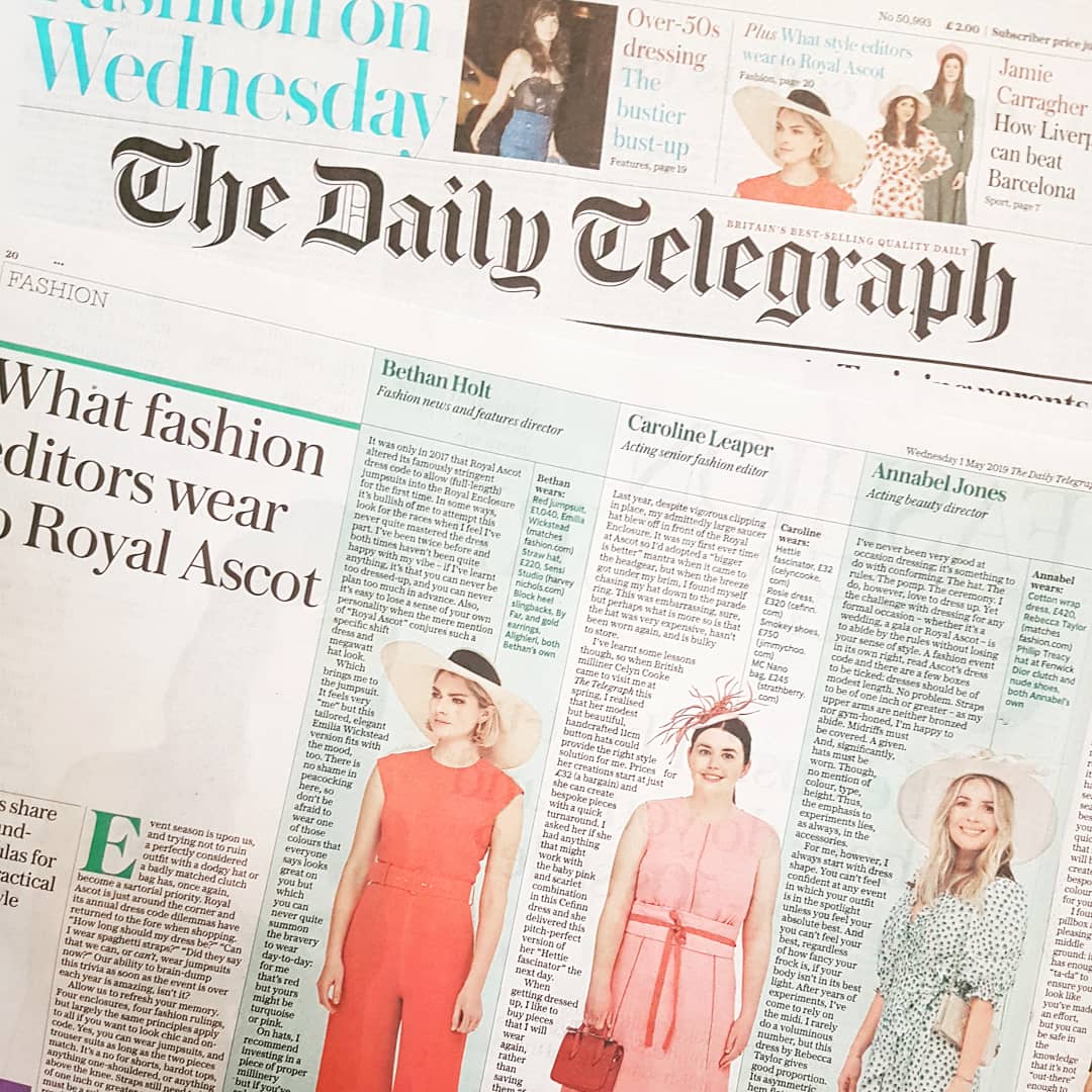 imi_shambush's tweet image. The incredible creative mind that is @celyncooke has a fascinator in @TheTelegraph__ this week! She’s also responsible for the flower garland in my profile pic. CelynCooke.com #weddings #ascot #millenary #hats