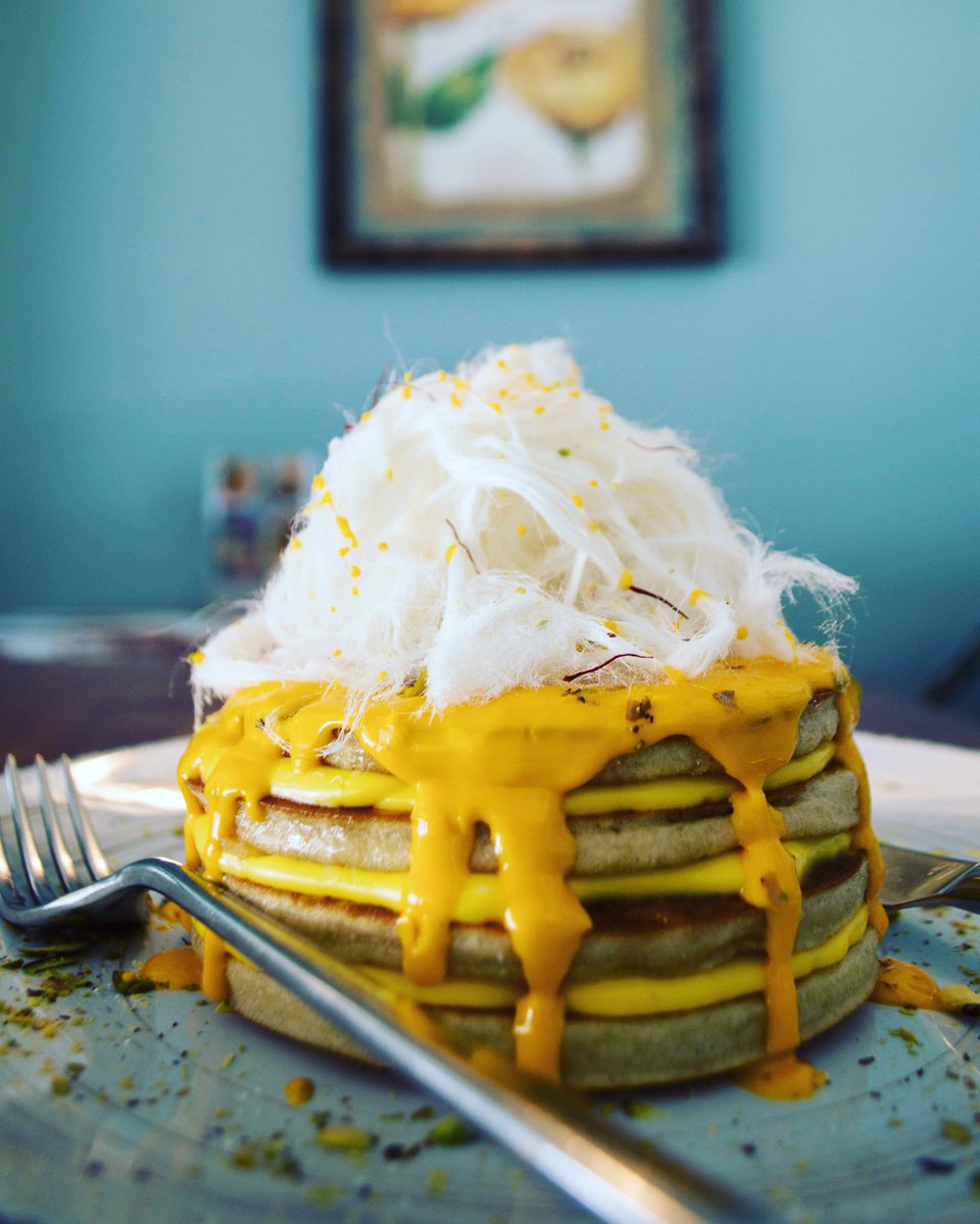 cafe_four's tweet photo. Yummy and delicious Saffron Pancake @four_squares_cafe ๐ฅ๐๐๐๐คฉ . . . #Foursquarescafe #4squarescafe #eathealthy #eatfresh #vscofood #instafoodie #breakfast #khobar #SaudiArabia #Bahrain #foodhunters #instagram #foodmania #foodporn #Restaurant #coffeeshop #cafe #stayfit #vsco https://t.co/84mAgA3Lvd