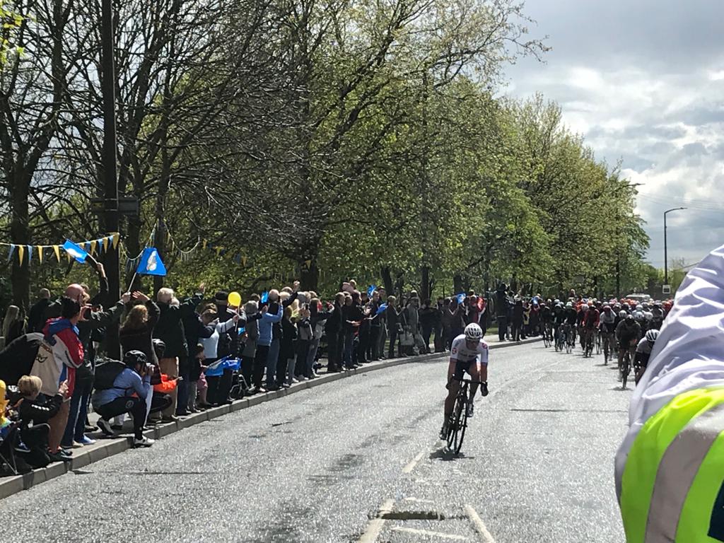 MyDoncaster's tweet photo. Askern has just given the @letouryorkshire a brilliant send off! 🚴♀️🚴♂️
#TDY
#TDY2019
#BePartOfTheStart https://t.co/54fdaq9GvL