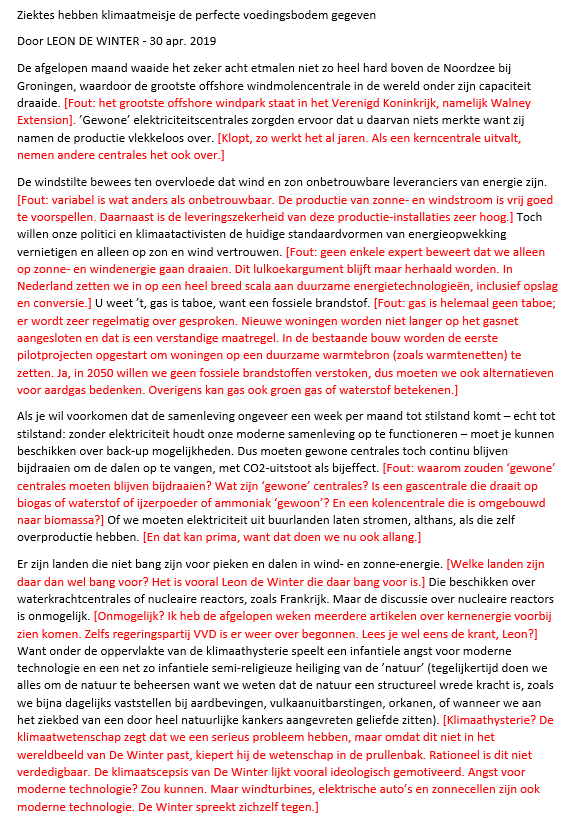 HenriBontenbal's tweet image. Tweeps die serieus vragen wat er dan niet klopt aan de column van Leon de Winter. Nou, hier wat commentaar op de eerste alinea's. (Heb dit in 5 minuten geschreven, dus excuses als ik te snel ga.)