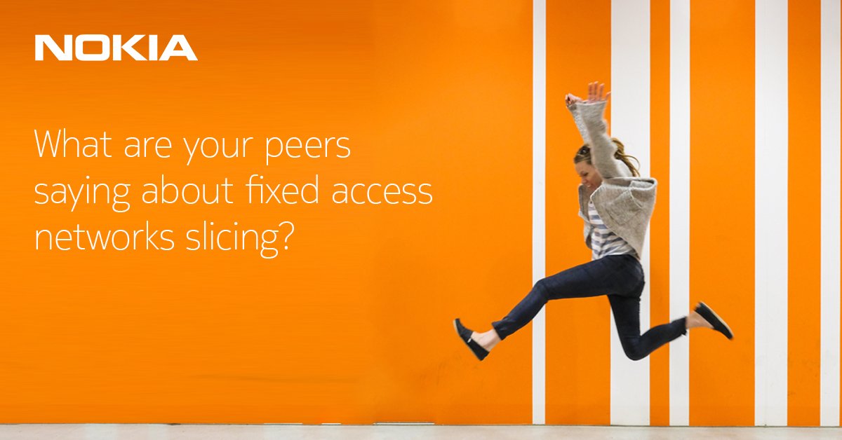 What are your peers saying about fixed access #networkslicing? <a href="/diffraxion/">Diffraction Analysis</a> sheds light on what operators consider as opportunities and risks in a new blog post by <a href="/FilipGreve/">Filip De Greve</a>. nokia.ly/2PJ0PfX
