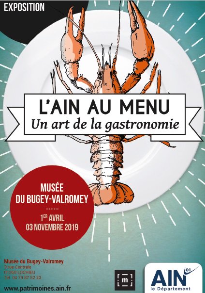 Departement_AIN's tweet photo. [Idée sortie 📌] #Ain Mercredi 8 mai, le musée du Bugey-Valromey #Lochieu  ouvre ses portes gratuitement✨L'occasion de découvrir l'expo "L'Ain au menu. Un art de la gastronomie", ateliers et jeux pour les enfants ➡️ https://t.co/I43xC2vaRF https://t.co/ENTTt88fZy