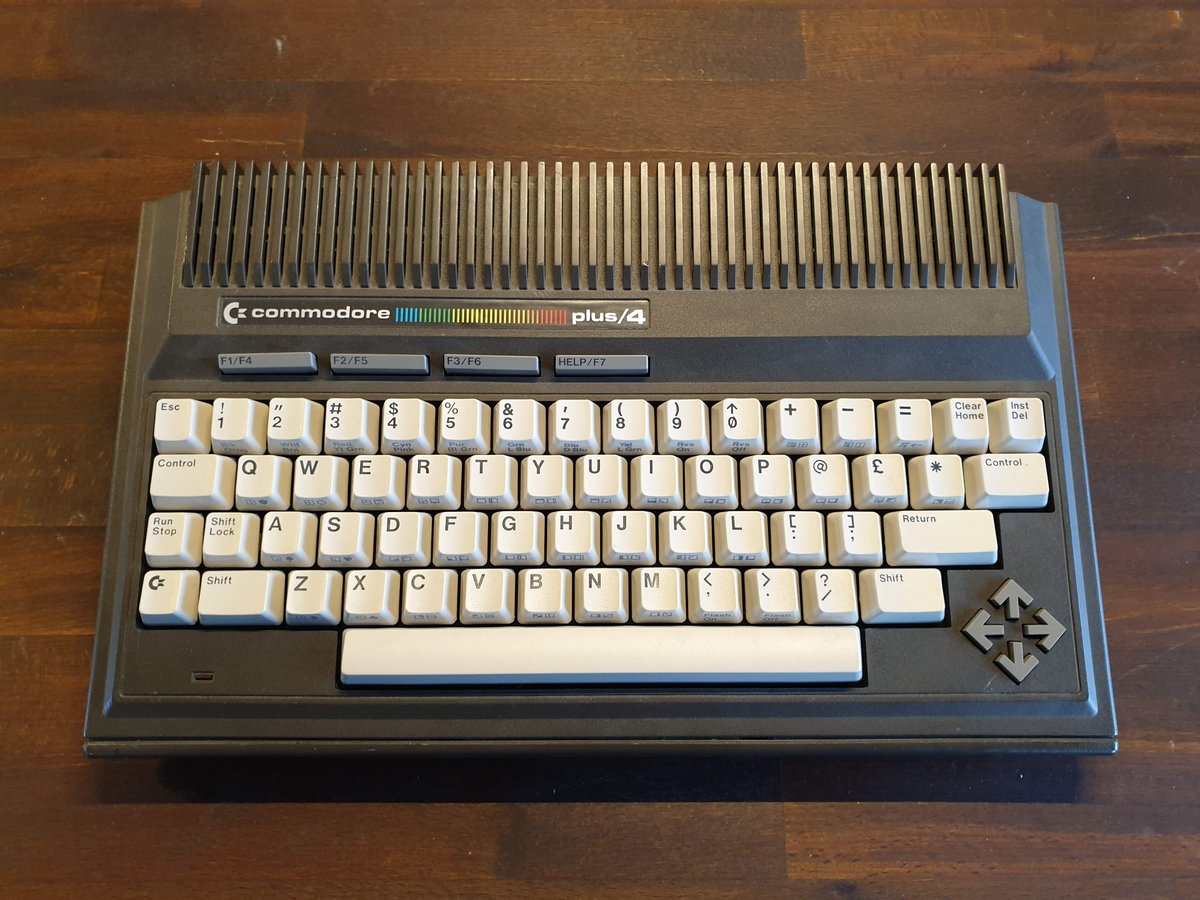 awsm9000's tweet photo. Look at this beautiful Commodore Plus/4 ❤️
I bleached the keys, added fresh graphite to the keyboard rubber stamps, applied heat sinks to CPU &amp; TED and removed the integrated software. Good as new! \o/ https://t.co/M73LHKn5fH