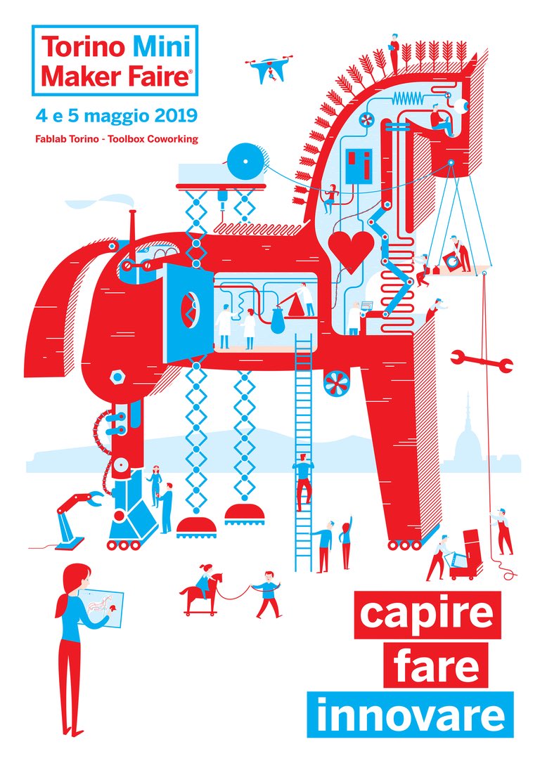 HackPoliTo's tweet image. Il 4 e il 5 maggio saremo alla #tomakerfaire19 🤩 Se siete curiosi di conoscere meglio di che cosa ci occupiamo ➡️ fate un salto! Saremo felici di:
🔹presentarvi i progetti in corso;
🔹mostrarvi i prototipi;
🔹spiegarvi meglio il nostro modo di lavorare 🛠😎
#polito #hackability