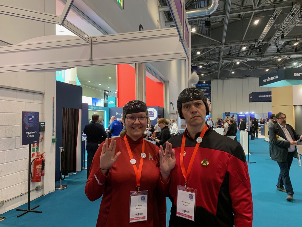 #sits19 @marxtargroup Fascinating Captain. Previously unknown life forms encountered.