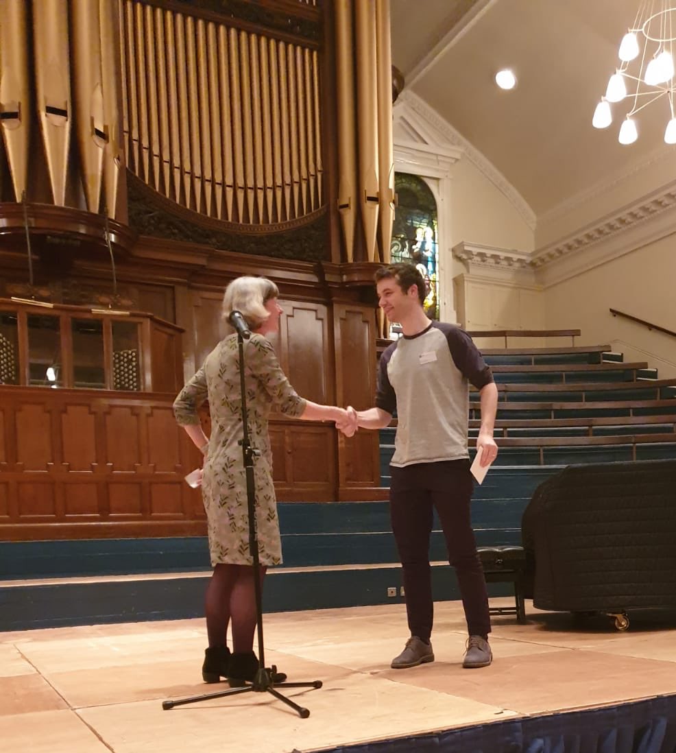 Notts_WRC's tweet photo. Congratulations to @mscott0106 from @ucl for winning the best ECR poster prize and @FlorenVScrafton from @UniofOxford for winning the best student poster prize at #monogram19 thanks to all judges for your time. https://t.co/RvkS2FBVLY