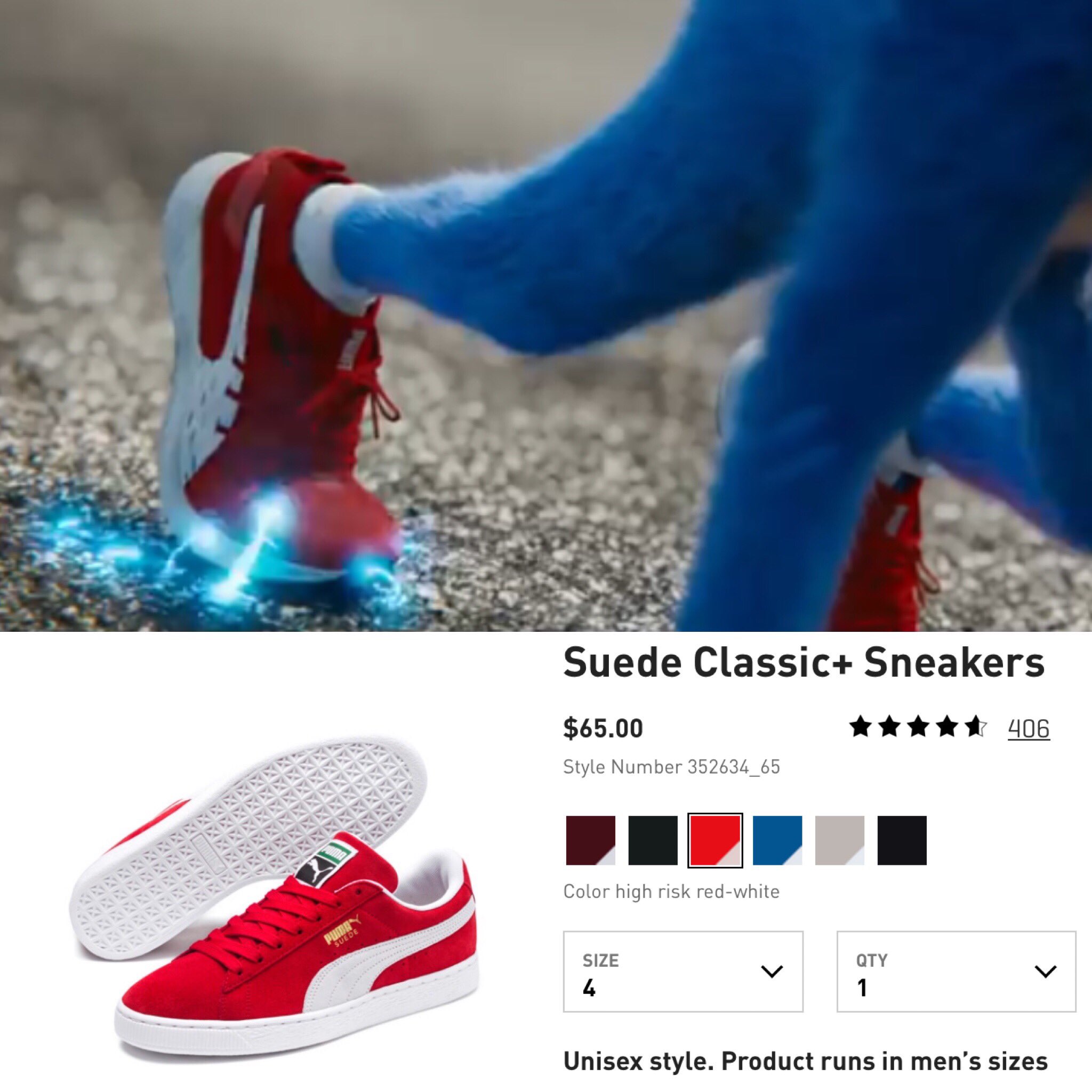 Linkabel on "I didn't even realize that Sonic was wearing Pumas and that we're getting limited edition Speed 500 Sonic shoes around November. https://t.co/AFN6afd3tY https://t.co/uvoohHRvNq" / Twitter