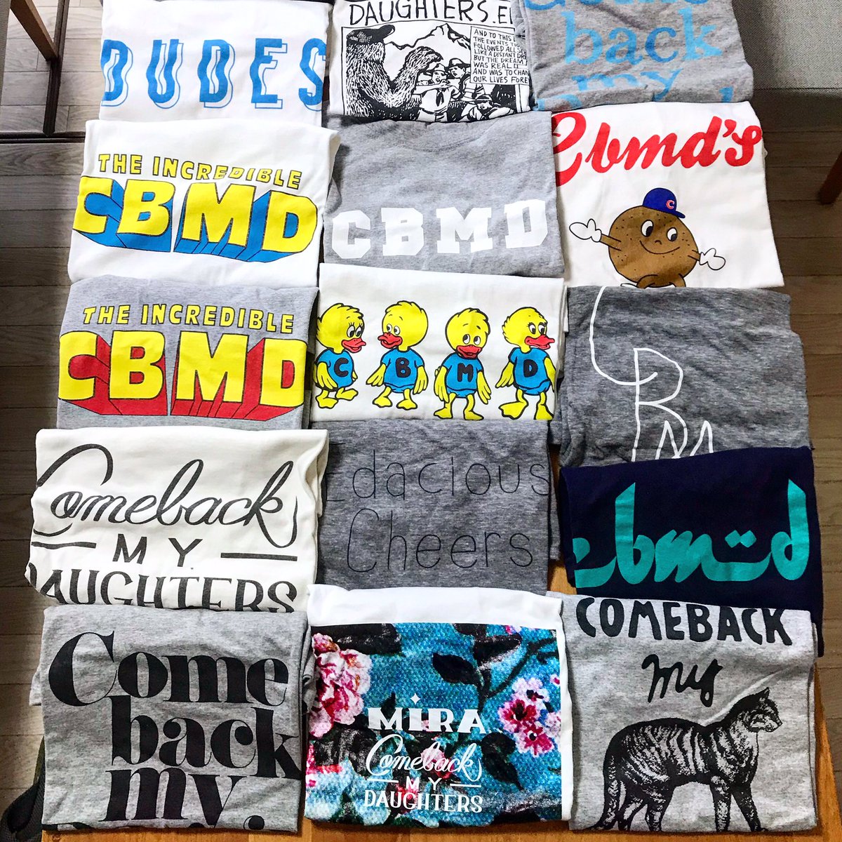 comeback my daughtersバンドTシャツ | ヤマダウェブコム