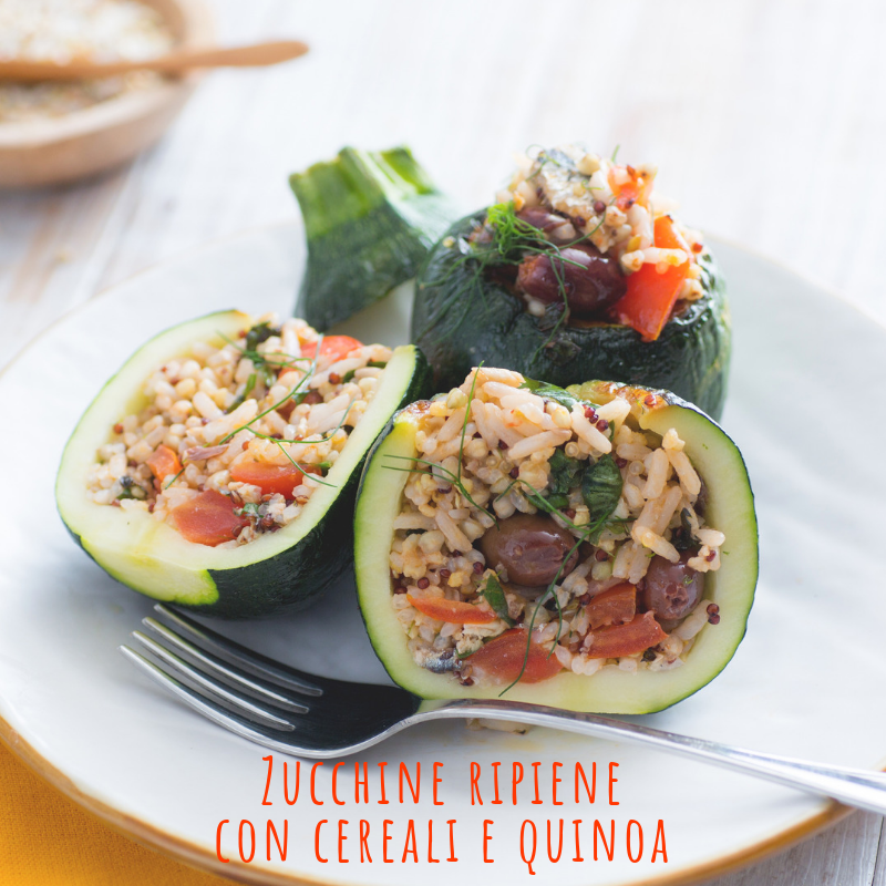 GialloZafferano's tweet photo. Una #RicettaDelGiorno colorata, leggera e saporita direttamente dalla nuova sezione BENESSERE di GialloZafferano: 
ZUCCHINE RIPIENE DI CEREALI E QUINOA!

Qui la ricetta: https://t.co/JlpMmixG5A

#3maggio https://t.co/eJiRvt33PE