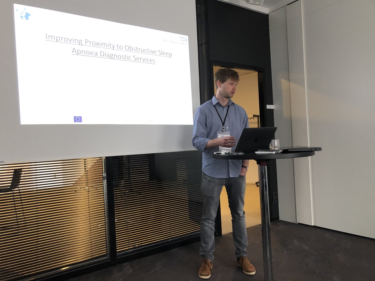 ibnkureshi's tweet photo. T&amp;K Special Session at #ANT19 in Leuven. @RoyalPapworth ’s @kieranL03160974 presenting @TrackandKnow research @EU_H2020 #OSA https://t.co/NWJlgVEfO7