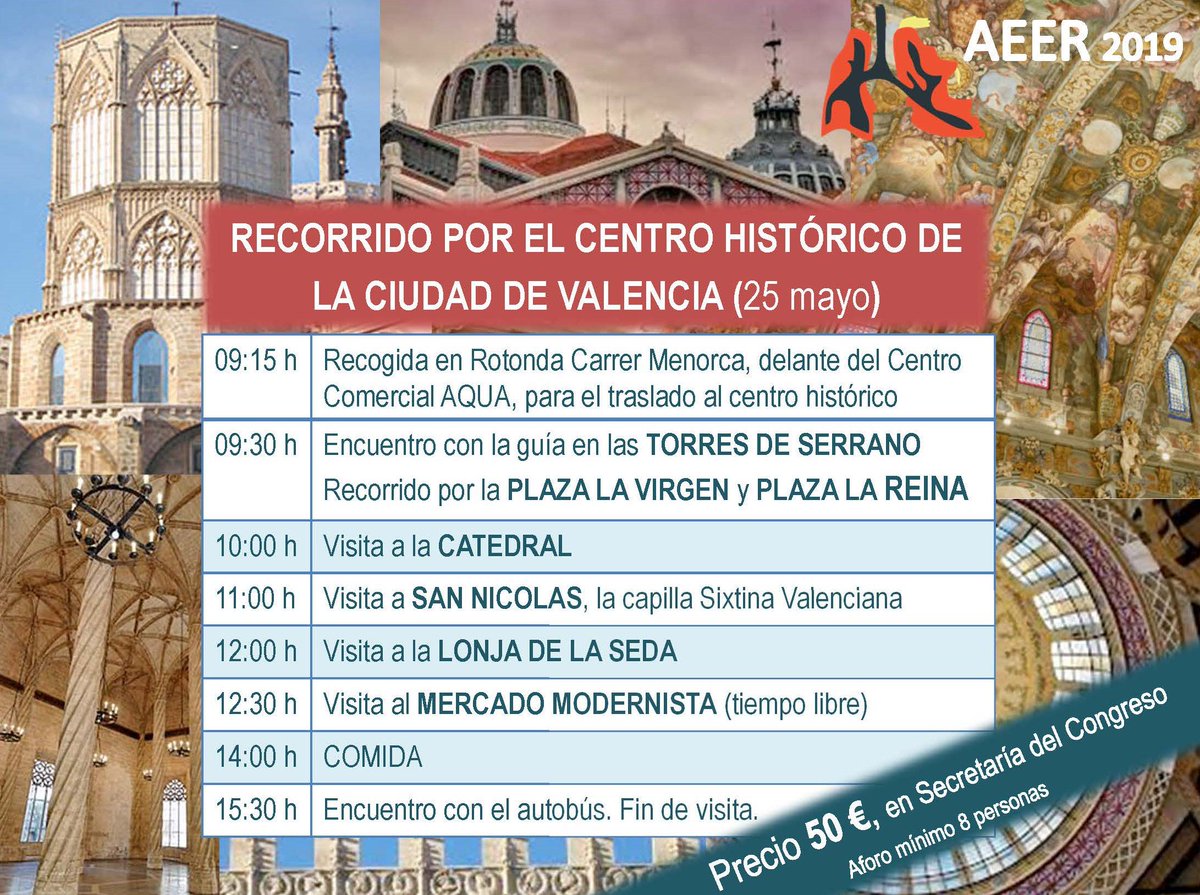 AEER_2019's tweet photo. ¡Se acerca AEER 2019!

Y ya tenemos listo nuestro programa de acompañantes.

¡No se lo pierda!

#AEER2019 https://t.co/acfVt0T1cr